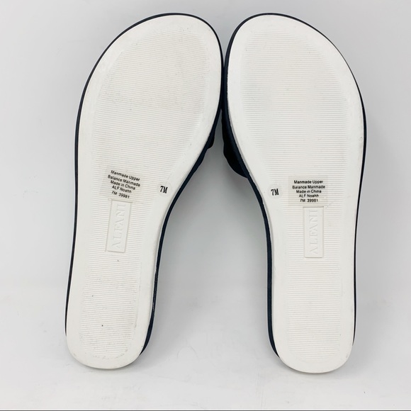 Alfani Noahh Women’s Bow Flat Slides Black Size7. - Picture 6 of 6